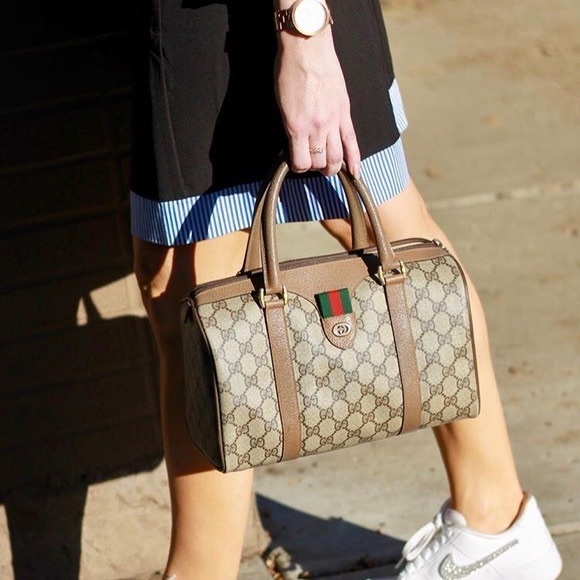 Gucci Vintage Ophidia Boston Satchel